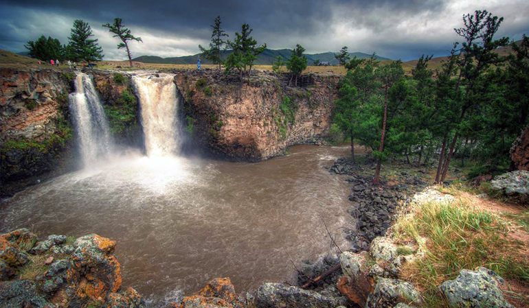 Orkhon waterfall