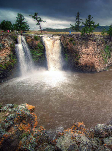 Orkhon waterfall