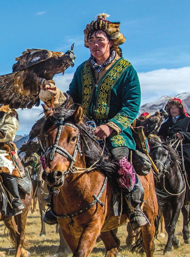 Golden eagle festival in western Mongolia tour